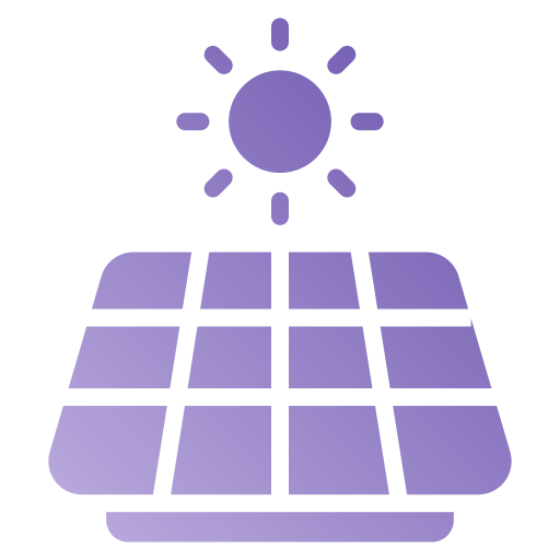 Solar panel Generic gradient fill icon