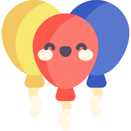 ballon Kawaii Flat icon