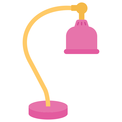 Desk lamp Generic color fill icon