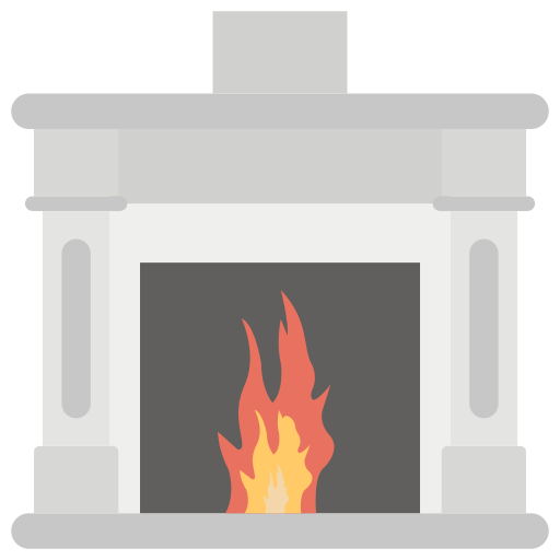 Fireplace Generic color fill icon