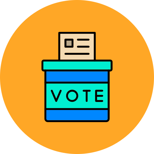 Ящик для голосования Generic color lineal-color иконка