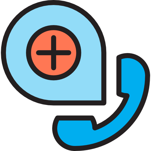 Emergency call srip Lineal Color icon