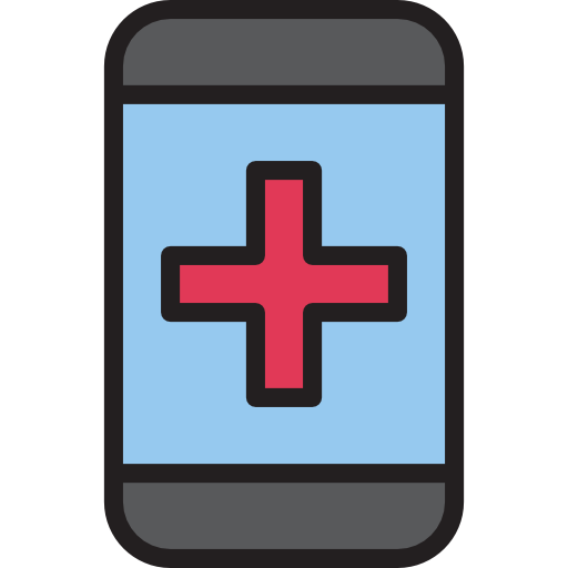 smarthphone srip Lineal Color icon