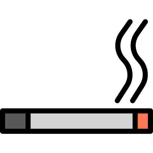 rauchen srip Lineal Color icon