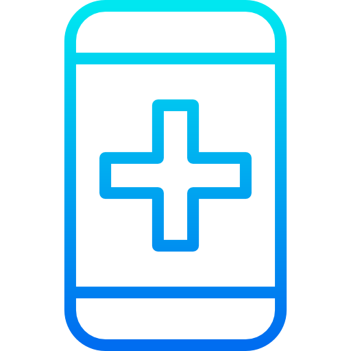 smartphone srip Gradient icono