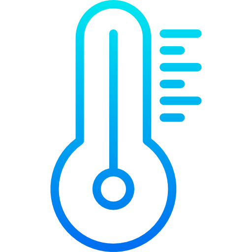 温度計 srip Gradient icon