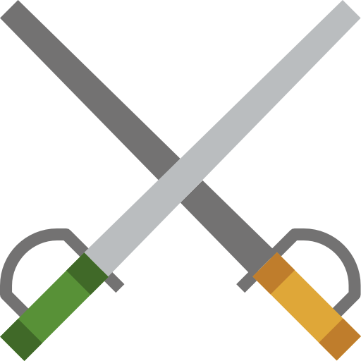 Fencing Surang Flat icon