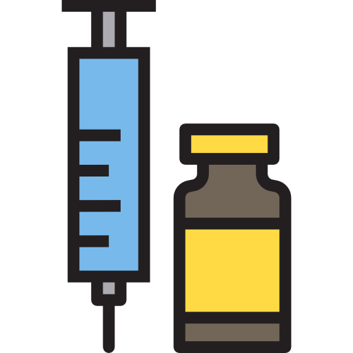 Vaccine srip Lineal Color icon