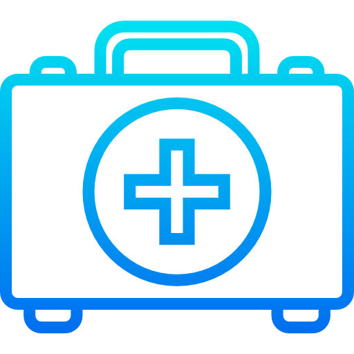 First aid srip Gradient icon