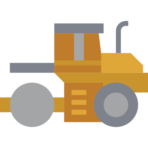 bulldozer Surang Flat icon