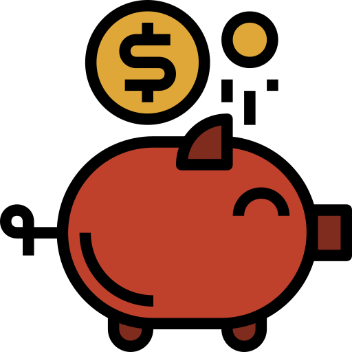 Piggy bank Surang Lineal Color icon