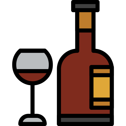 wino Surang Lineal Color ikona