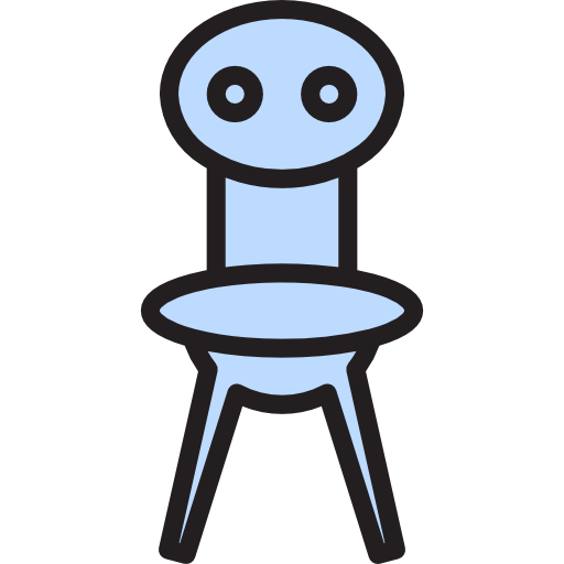 krzesło srip Lineal Color ikona
