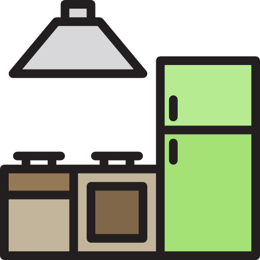 keuken srip Lineal Color icoon