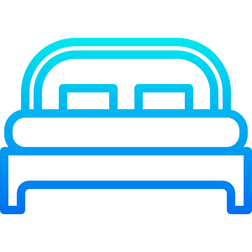 łóżko srip Gradient ikona