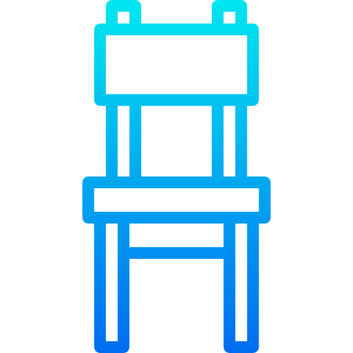 의자 srip Gradient icon
