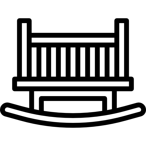 cuna srip Lineal icono