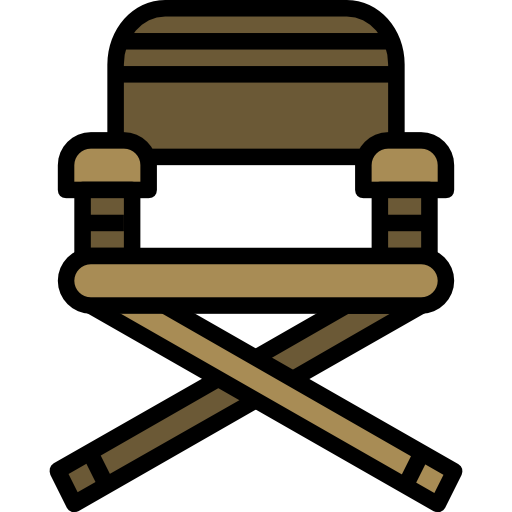 silla de campamento Surang Lineal Color icono
