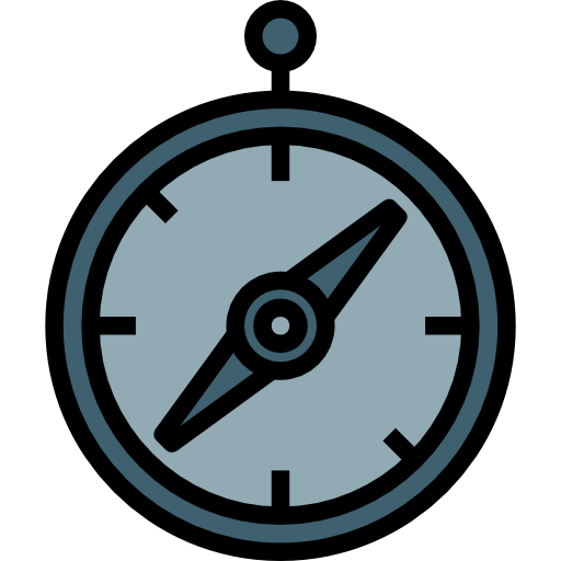 Compass Surang Lineal Color icon