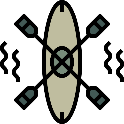 kayak Surang Lineal Color Icône