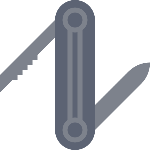 cuchillo del ejército suizo Surang Flat icono