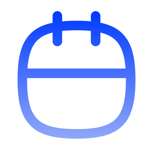 달력 Generic gradient outline icon