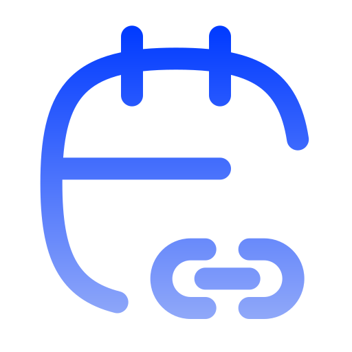 リンク Generic gradient outline icon