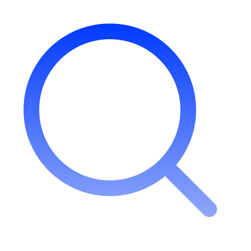Search Generic gradient outline icon