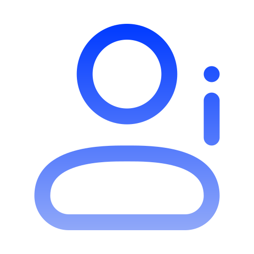 Info Generic gradient outline icon