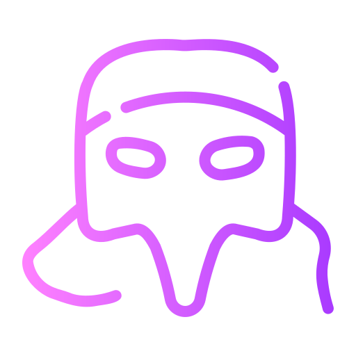 Mask Generic gradient outline icon