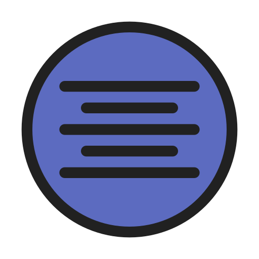 中心揃え Generic color lineal-color icon