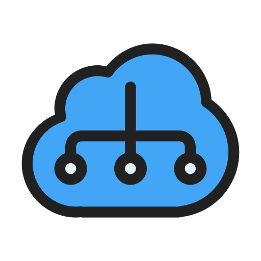 Cloud Computing Generic color lineal-color icon