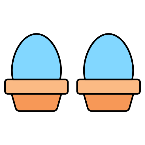 ugotowane jajko Generic color lineal-color ikona