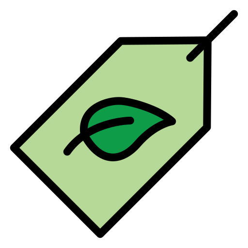 Eco tag Generic color lineal-color icon