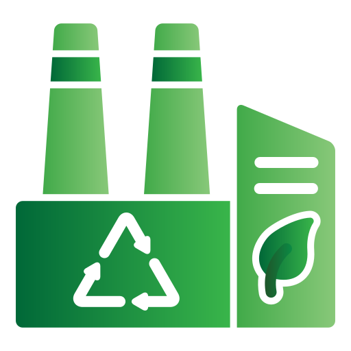 usine écologique Generic gradient fill Icône