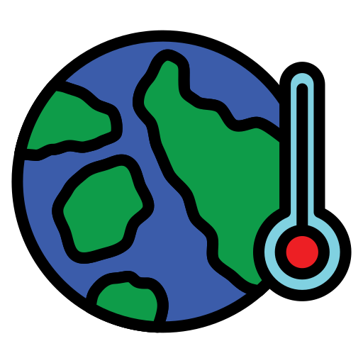 Global Warming Generic color lineal-color icon