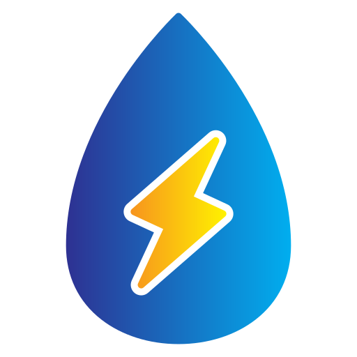 water energie Generic gradient fill icoon