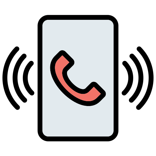 połączenie telefoniczne Generic color lineal-color ikona