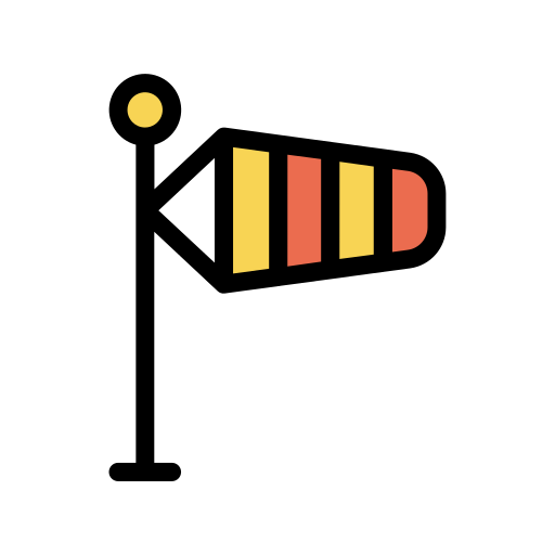 Socket viento Generic color lineal-color icono