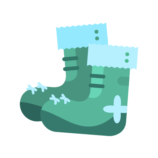 Snow Boot Generic color fill icon