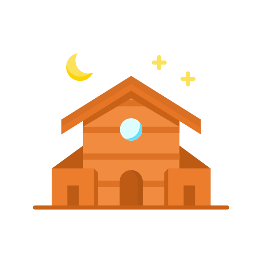 Wood cabin Generic color fill icon
