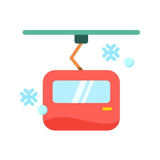 Cable car Generic color fill icon