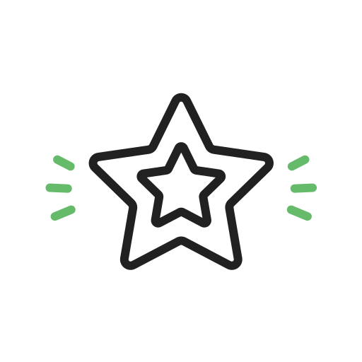 estrella Generic color outline icono