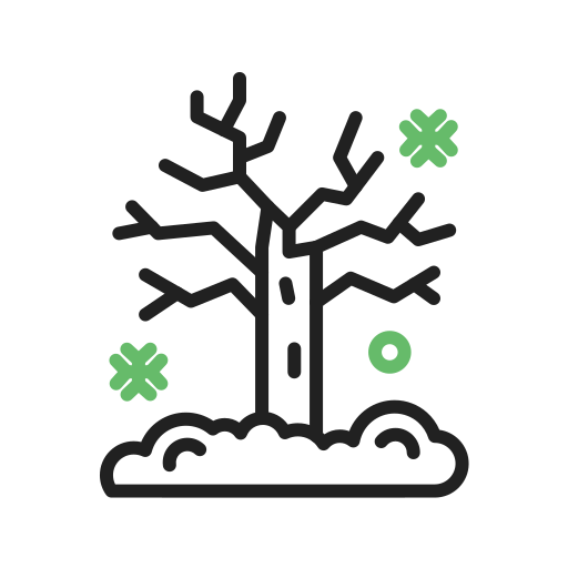 Сухое дерево Generic color outline иконка