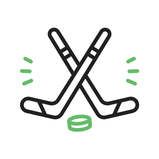 hockey su ghiaccio Generic color outline icona