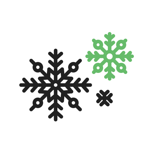 flocons de neige Generic color outline Icône