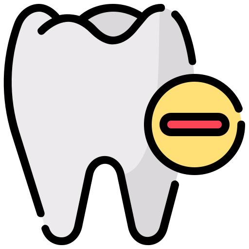 Tooth extraction Generic color lineal-color icon