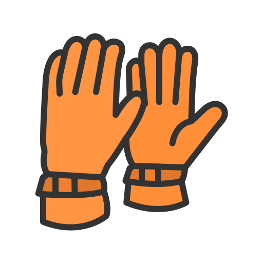 guantes de la mano Generic color lineal-color icono