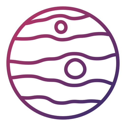 júpiter Generic gradient outline icono