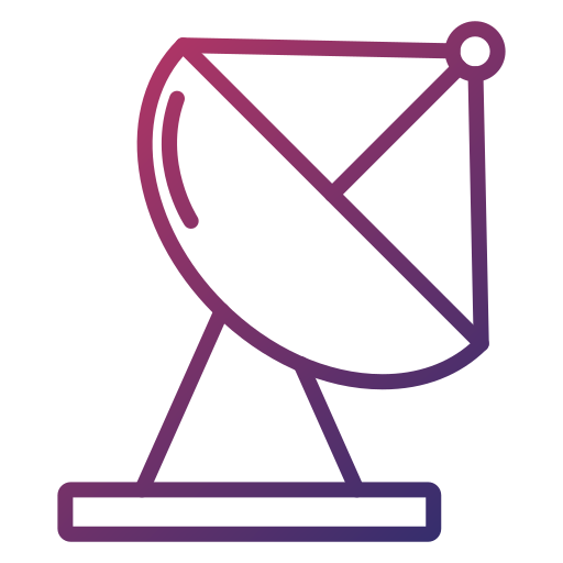 antenne satellite Generic gradient outline Icône